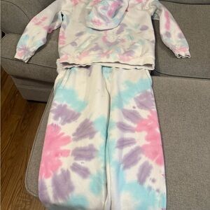 Jeffree Star Cosmetics Sno-cone Tie-Dye Hoodie and Sweatpants Set